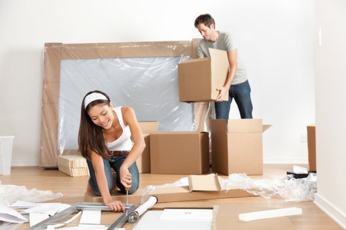 Removal team handling urgent same day moving service in Hackney