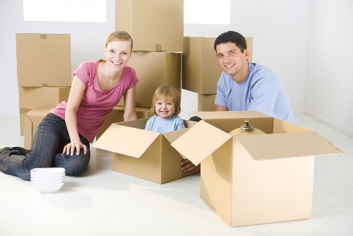 Packing tips for Hackney removals with labeled boxes and moving supplies