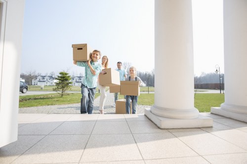 Careful packing materials for fragile items during Hackney flat removals