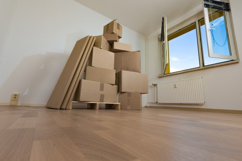A skilled removals team handling furniture during a Hackney relocation