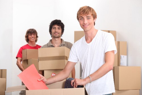 Organised storage space in Hackney for furniture and boxes